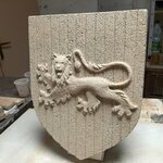 Blason Aquitaine en pierre (1)