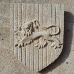 Blason Aquitaine en pierre dehors(3)