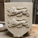 blason de Normandie en pierre (1)