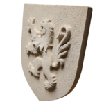 blason lion ou flandre en pierre reconstituée (1)
