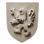 blason lion ou flandre en pierre reconstituée (2)
