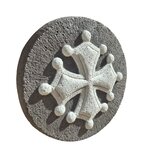 croix occitane ronde 2- cm en pierre ond gris (4)