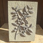 branche dolivier sculpture 2 couleurs fond ton pierre (1)