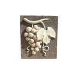 sculpture murale vigne en 2 couleurs fond gris (3)