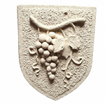 Blason décoration vigne ton pierre (1)