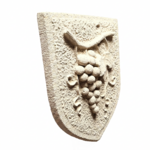 Blason décoration vigne ton pierre (2)