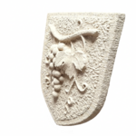 Blason décoration vigne ton pierre (3)