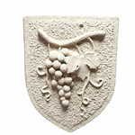 Blason décoration vigne ton pierre (4)