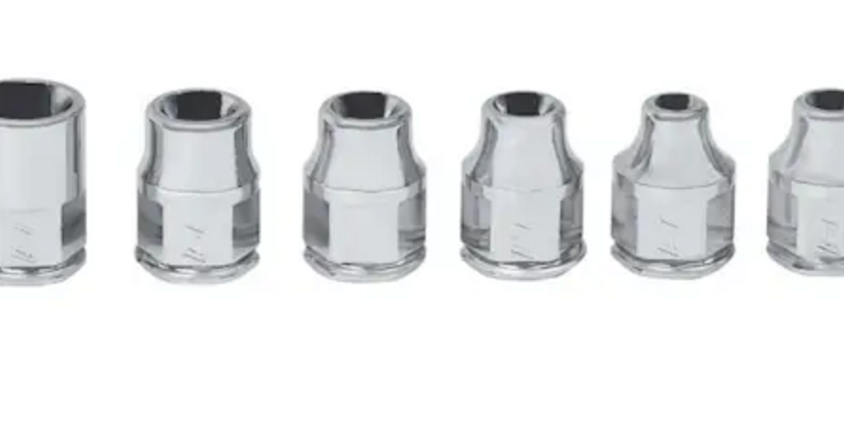 Jeu de 6 douilles TORX® inversées à profil bas 1/4