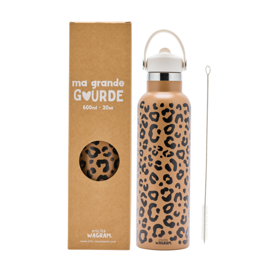 gourde-acier-inoxydable-leopard-marron-B2B (1)