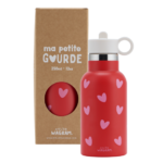 gourde-acier-inoxydable-rouge-coeurs-rose
