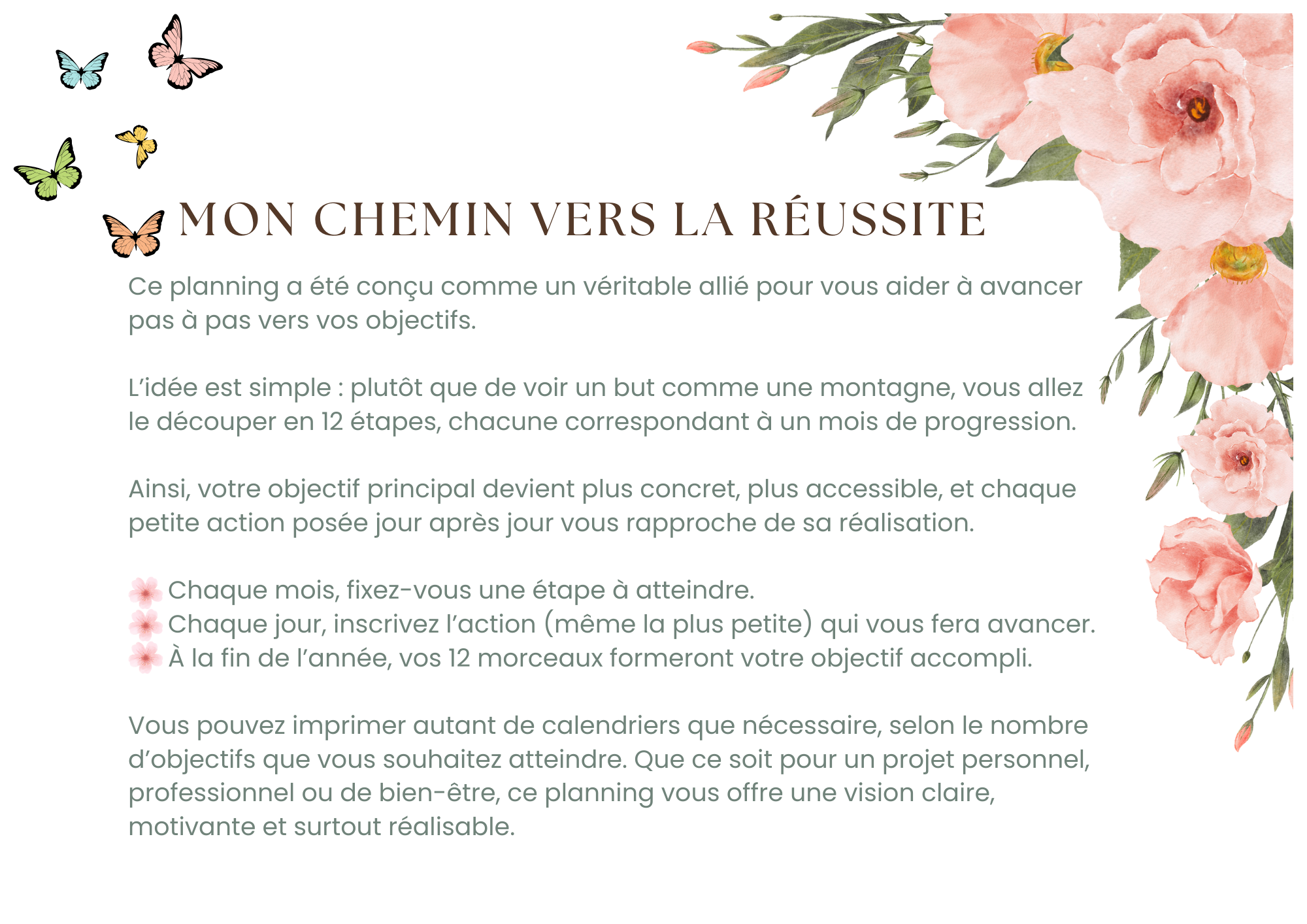 Mon chemin vers la réussite