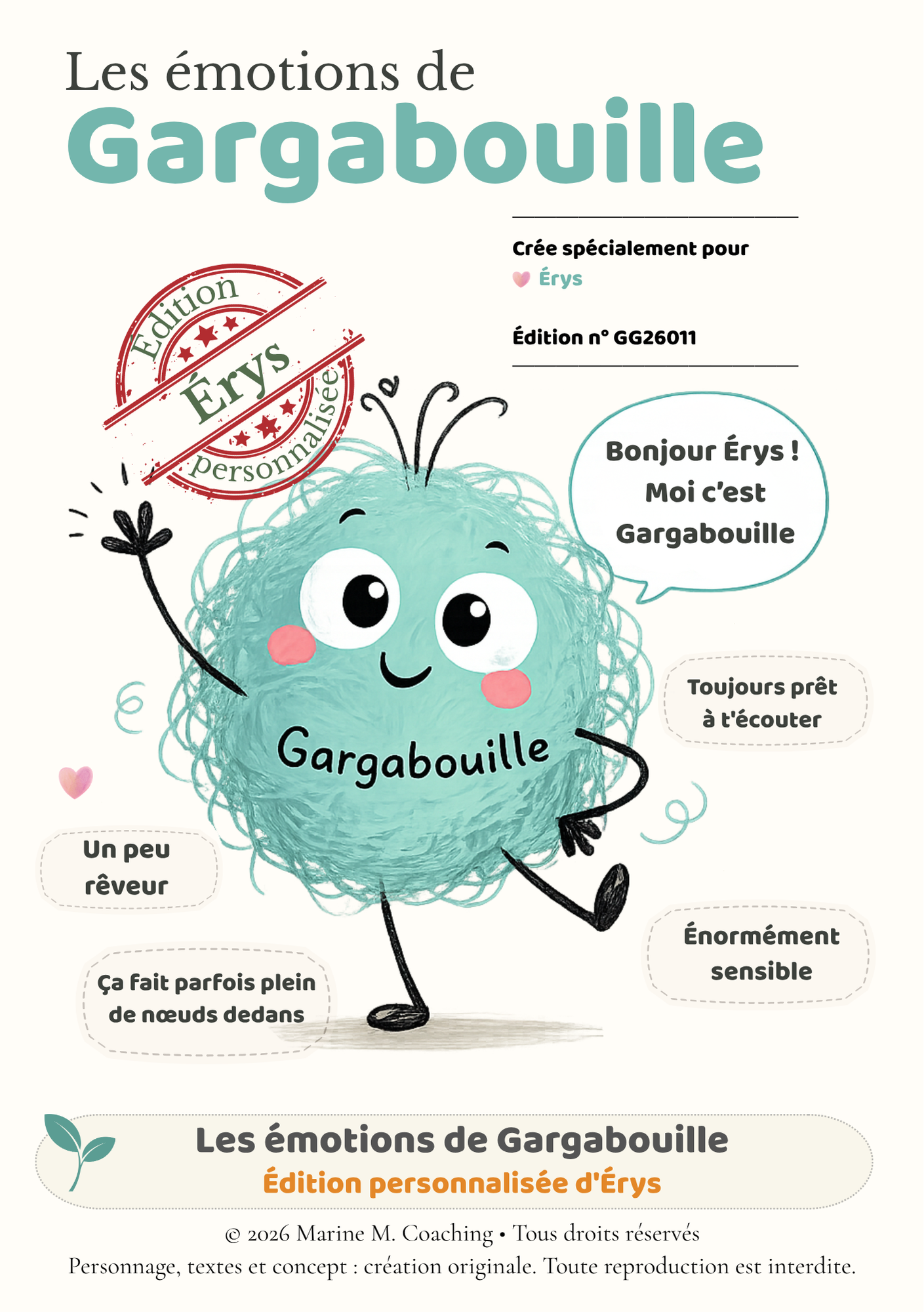prensation gargabouille personnalisé