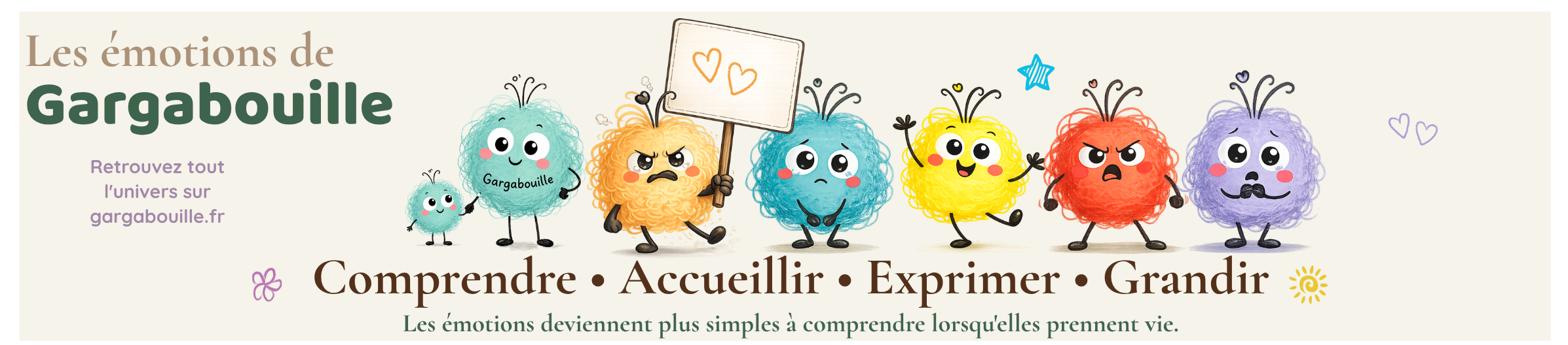 Les émotions de Gargabouille - comprendre accueillir exprimer grandir