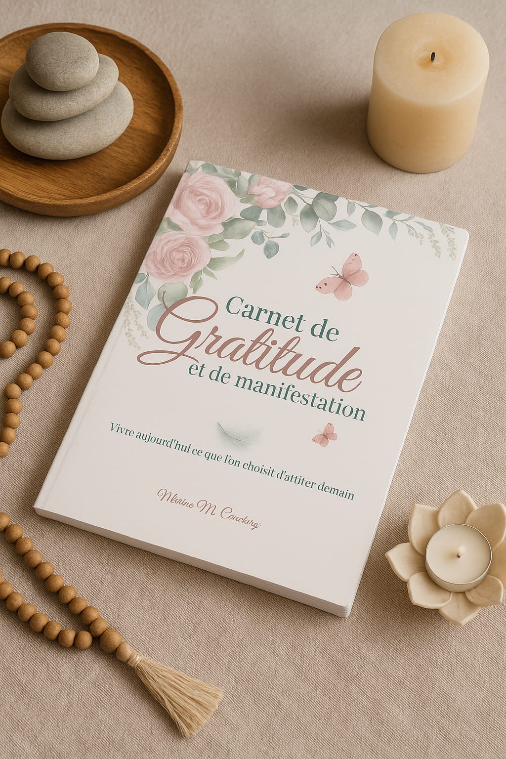 Carnet de gratitude et de manifestation Marine M Coaching