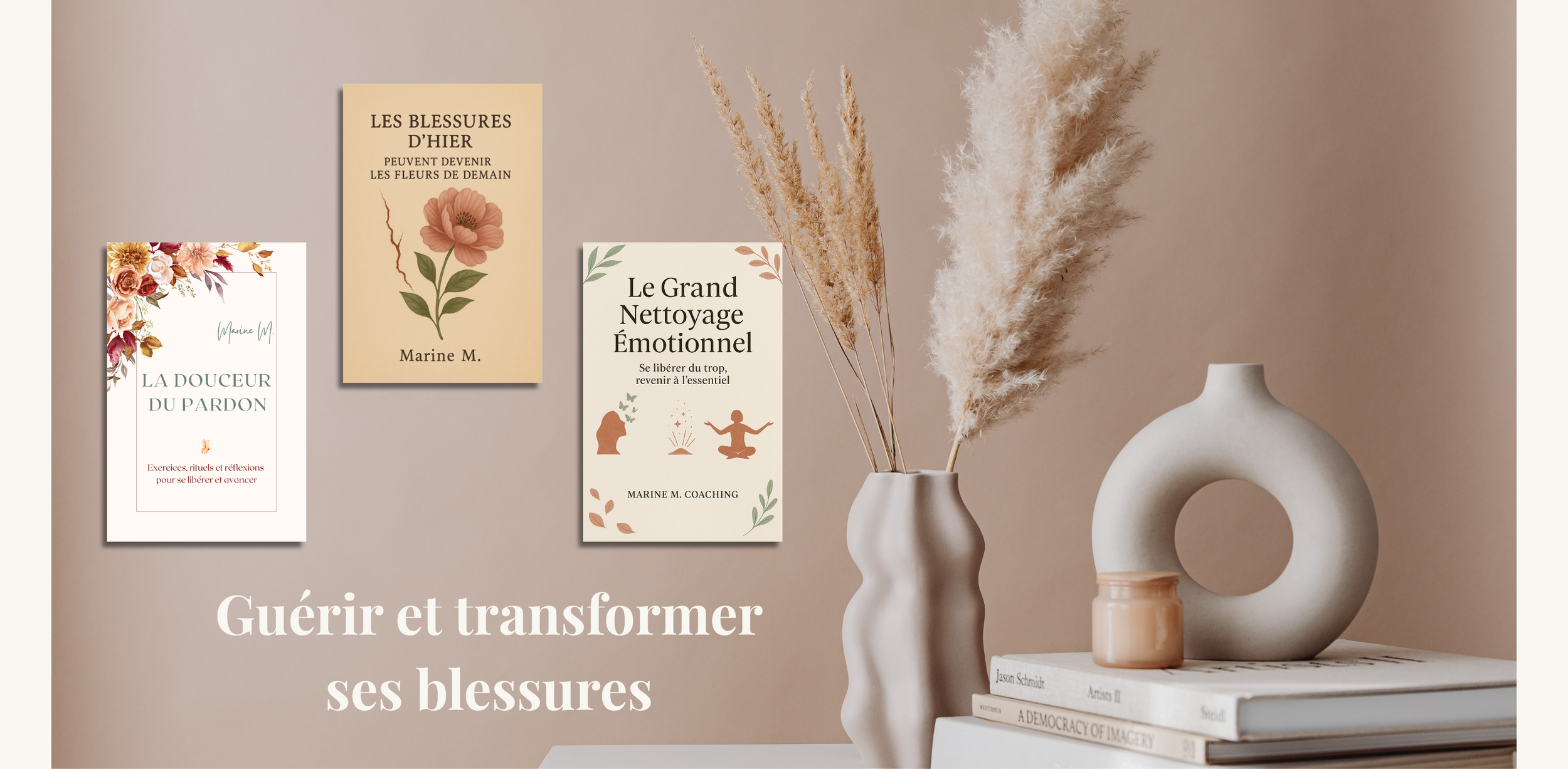 Collection de livres Guérir et transformer ses blessures