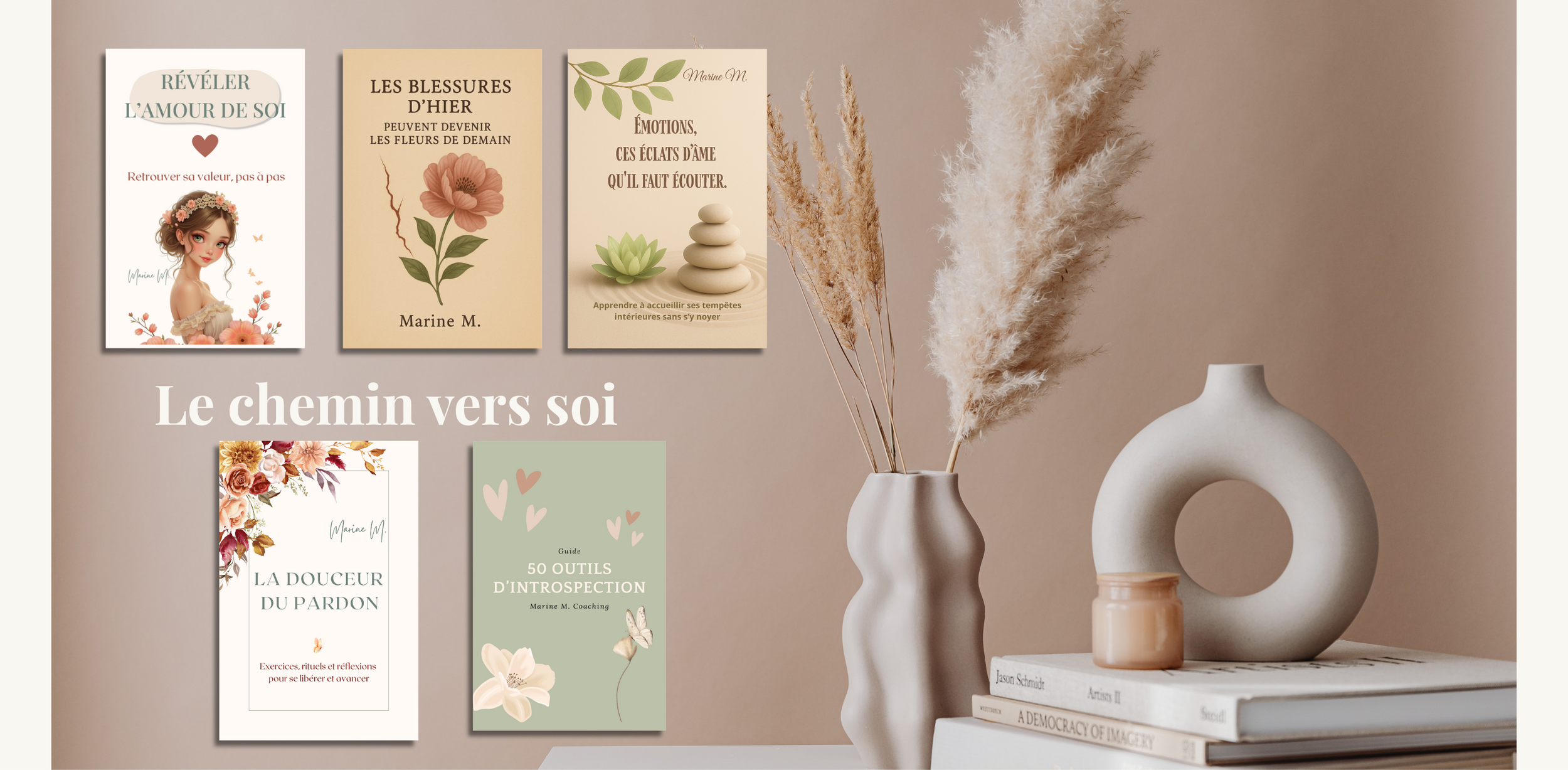 Collection de cinq livres Le chemin vers soi