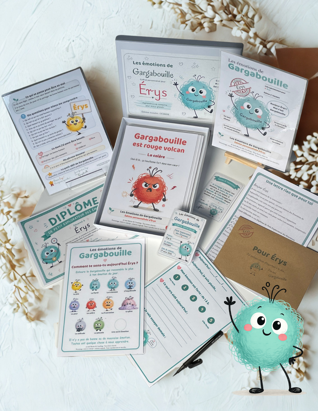 Coffret personnalisé Les émotions de Gargabouille pour enfant