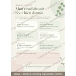 Aperçu de la fiche plastifiée Mon rituel du soir pour bien dormir