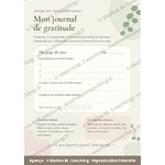 Aperçu de la fiche plastifiée Mon journal de gratitude