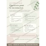 Aperçu de la fiche plastifiée Questions pour se reconnecter en couple et en famille