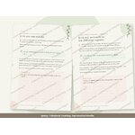 Aperçu de deux pages intérieures du carnet Je ne suis pas ce qui me distingue