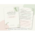 Carnet PDF La fatigue d'être celle sur qui on peut compter, couverture et page