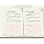 Aperçu de deux pages intérieures du carnet Les deuils que personne ne voit