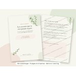 Carnet PDF Les excuses que je nai jamais reçues, couverture et page intérieure