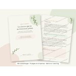 Carnet PDF Les lettres que je ne tenverrai jamais, couverture et page intérieure