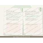 Aperçu de deux pages intérieures du carnet Tout ce que jai fait pour être aimée