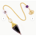 pendule obsidienne