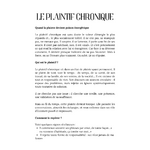 Le gd nettoyage émotionnel Plaintif