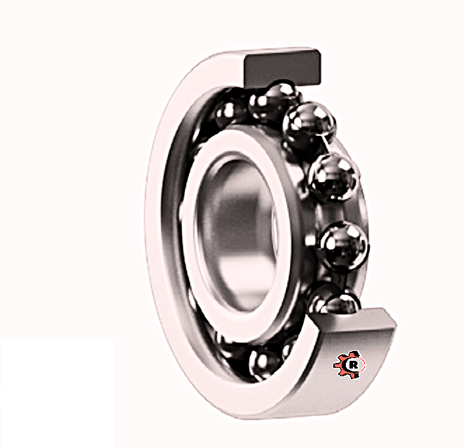 Logo ralpas avec roulement à billes gris de la référence 6305 ZNR