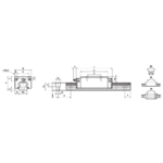 Plan du chariot de guidage HGH30CA du site ralpas.fr
