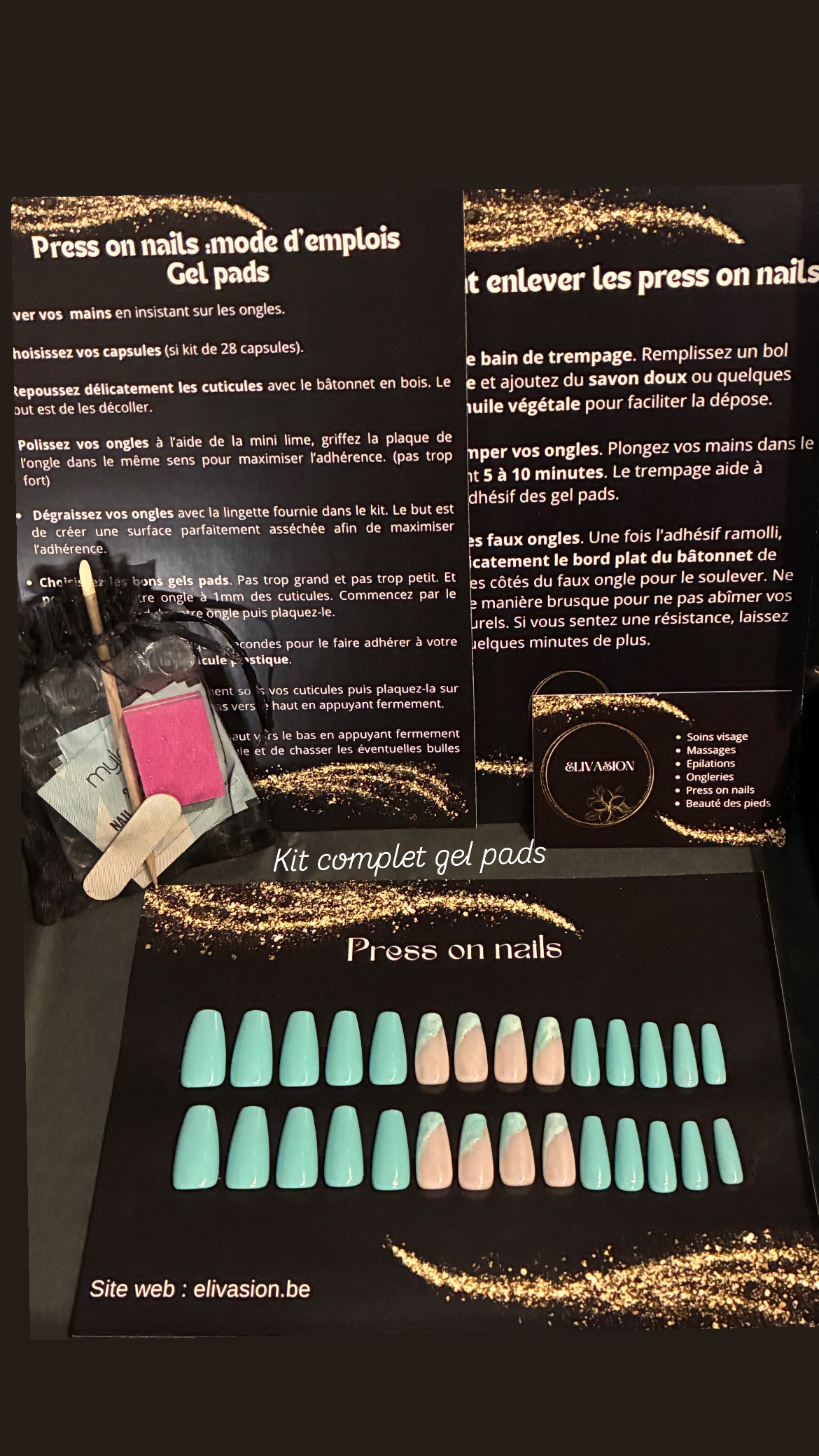 Kit-complet-gels-pads-lagune-elivasion