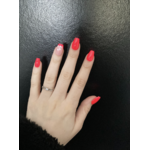 Press on nails Fleur de Paradis faits main