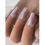 Candy Wave press on nails