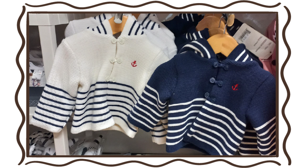 nos vetements marins et sur le theme de la bretagne