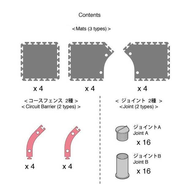 kyosho2-mini-z-grand-prix-circuit-30-angles-larges-12pcs-87031-02