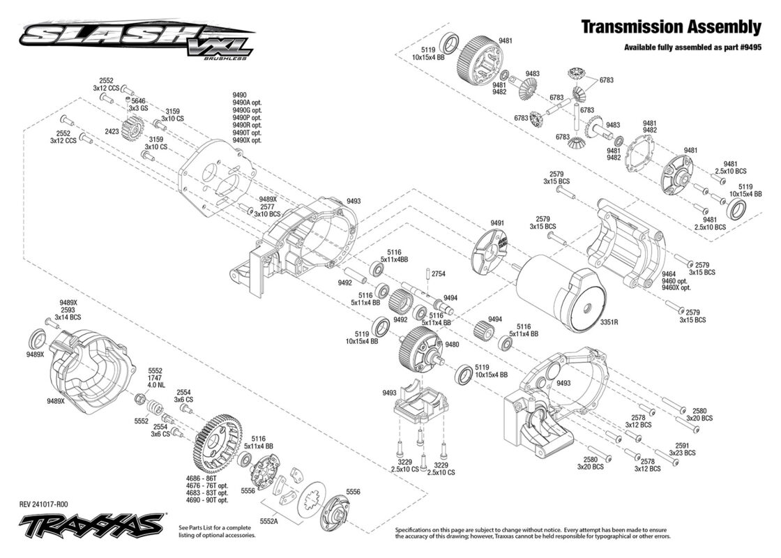 58376-74_Slash-VXL-TQi_explodedviews_241017_58376-74-Transmission-Assembly-1120x800