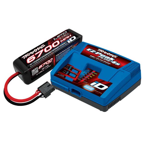 PACK-CHARGEUR-LIVE-2981G-1-x-LIPO-4S-6700MAH-2890X-PRISE-TRAXXAS-2998G
