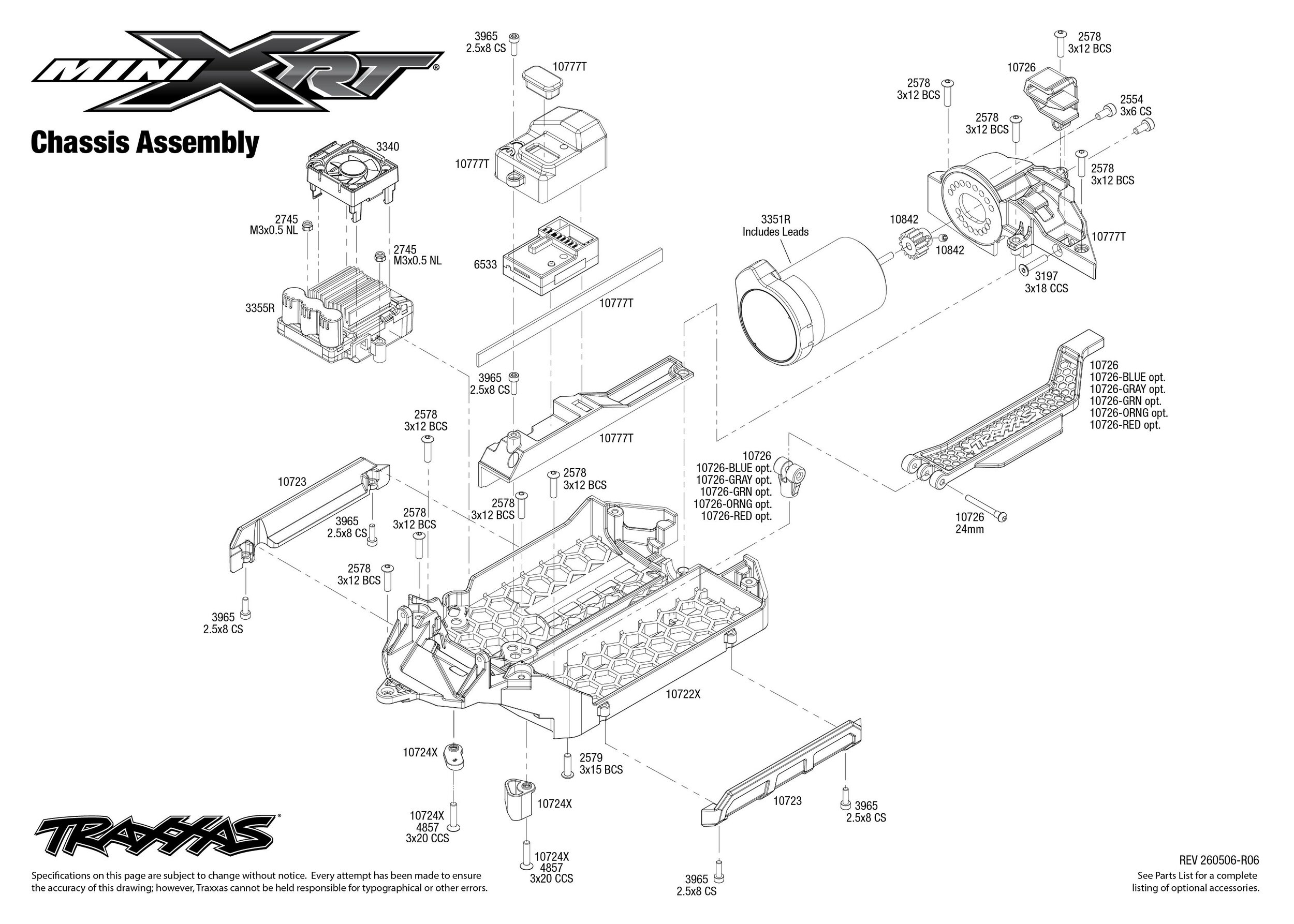 108076-1_Mini XRT_exploded-views-260506_108076-1 Chassis Assembly