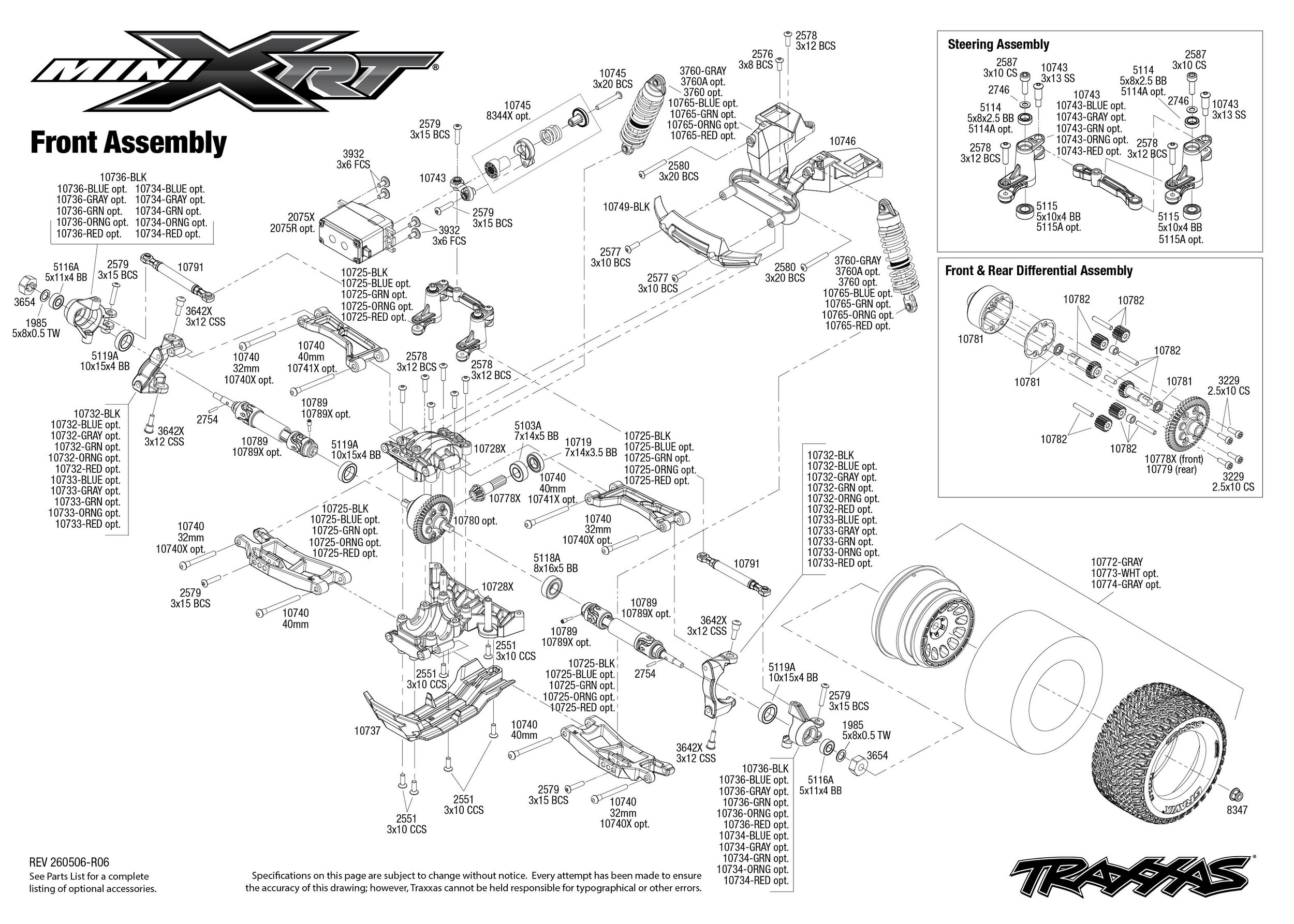108076-1_Mini XRT_exploded-views-260506_108076-1 Front Assembly