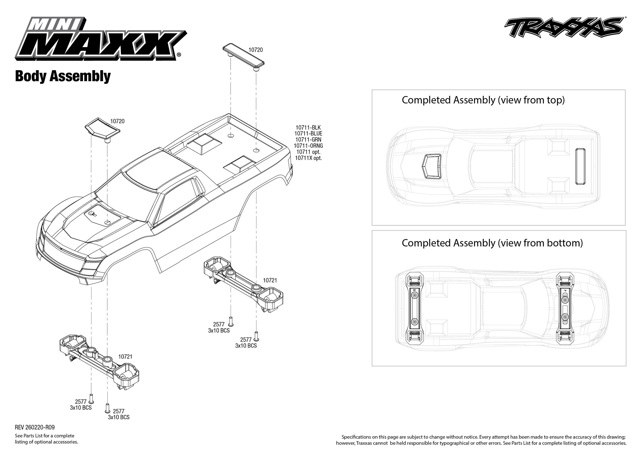 107154-1_Mini-Maxx_exploded-views-260220_107154-1_Body-Assembly