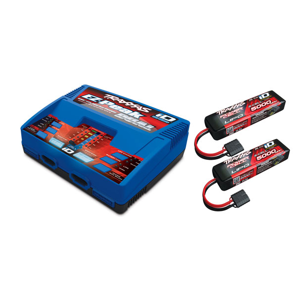 PACK-CHARGEUR-2972GX-2-x-LIPO-3S-5000MAH-2872X-PRISE-TRAXXAS-2990G