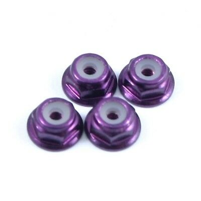 Fastrax-M2-Purple-Flanged-Locknuts-4Pcs