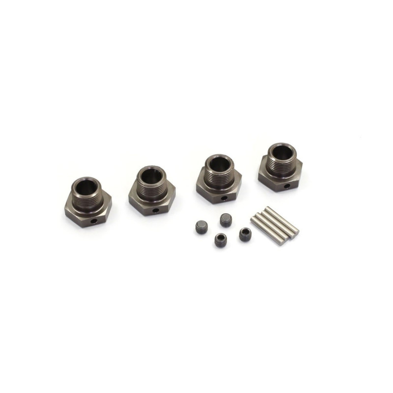 kyosho-adaptateurs-de-roues-gun-metal-x4-mp10-ifw107gm