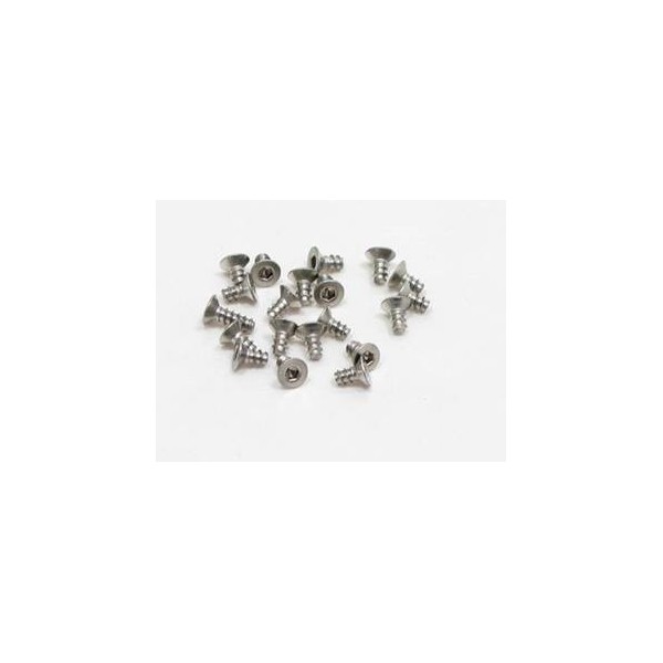 pn-racing-700344-vis-titane-m2x4-hexagonale-a-tete-plate-filetage-pour-plastique-20-pieces