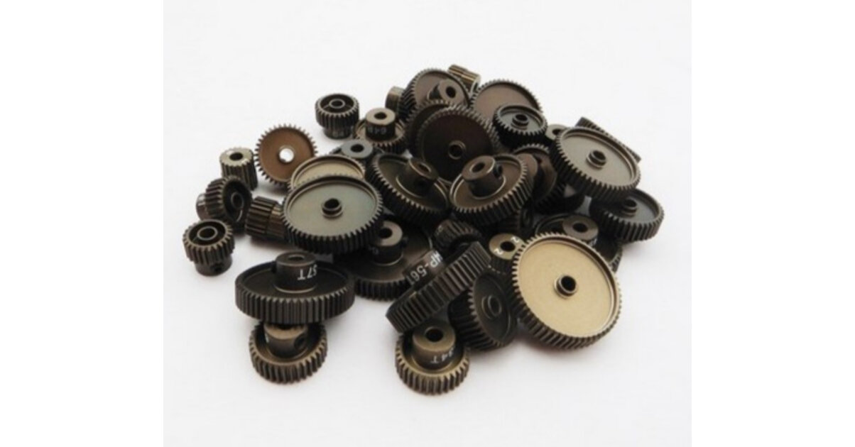 DollaTek 5PCS 64DP 31T 32T 33T 34T 35T Ensemble de pignons pour Moteur à pignon pour Moteur brushless 1/10 Rc Car Brushed